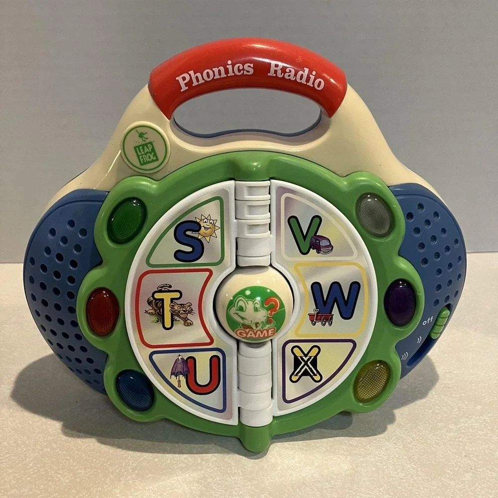 Vuntage LeapFrog Phonics Radio Interactive Alphabet Learning Musical Toy ABCs